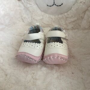 Charming Pink and White Kids Shoes